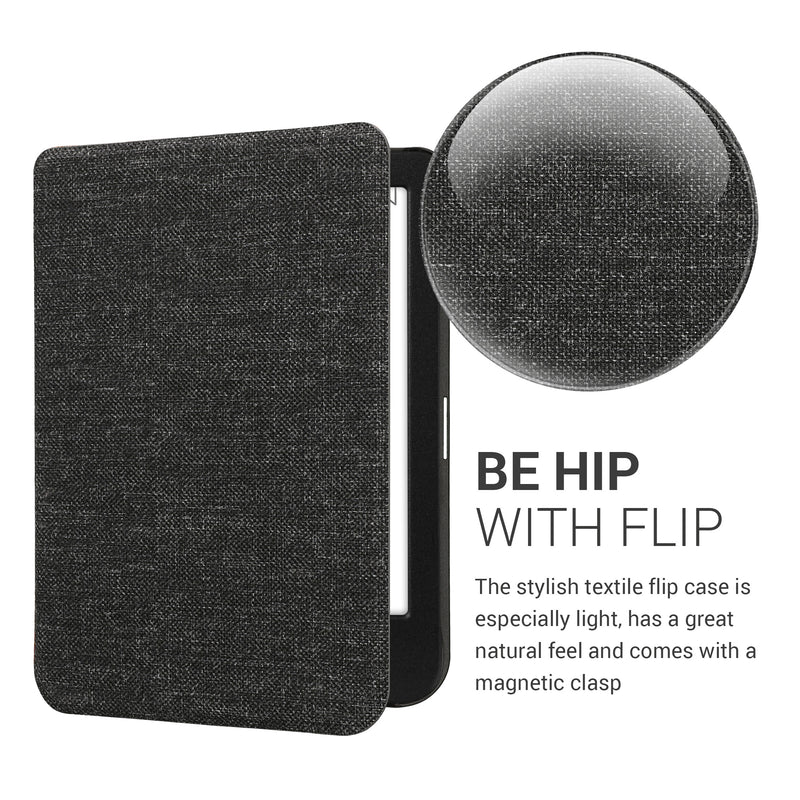 kwmobile Case Compatible with Kobo Clara BW / Clara Colour / Tolino Shine (5) / Shine Color - eReader Protective Cover Case