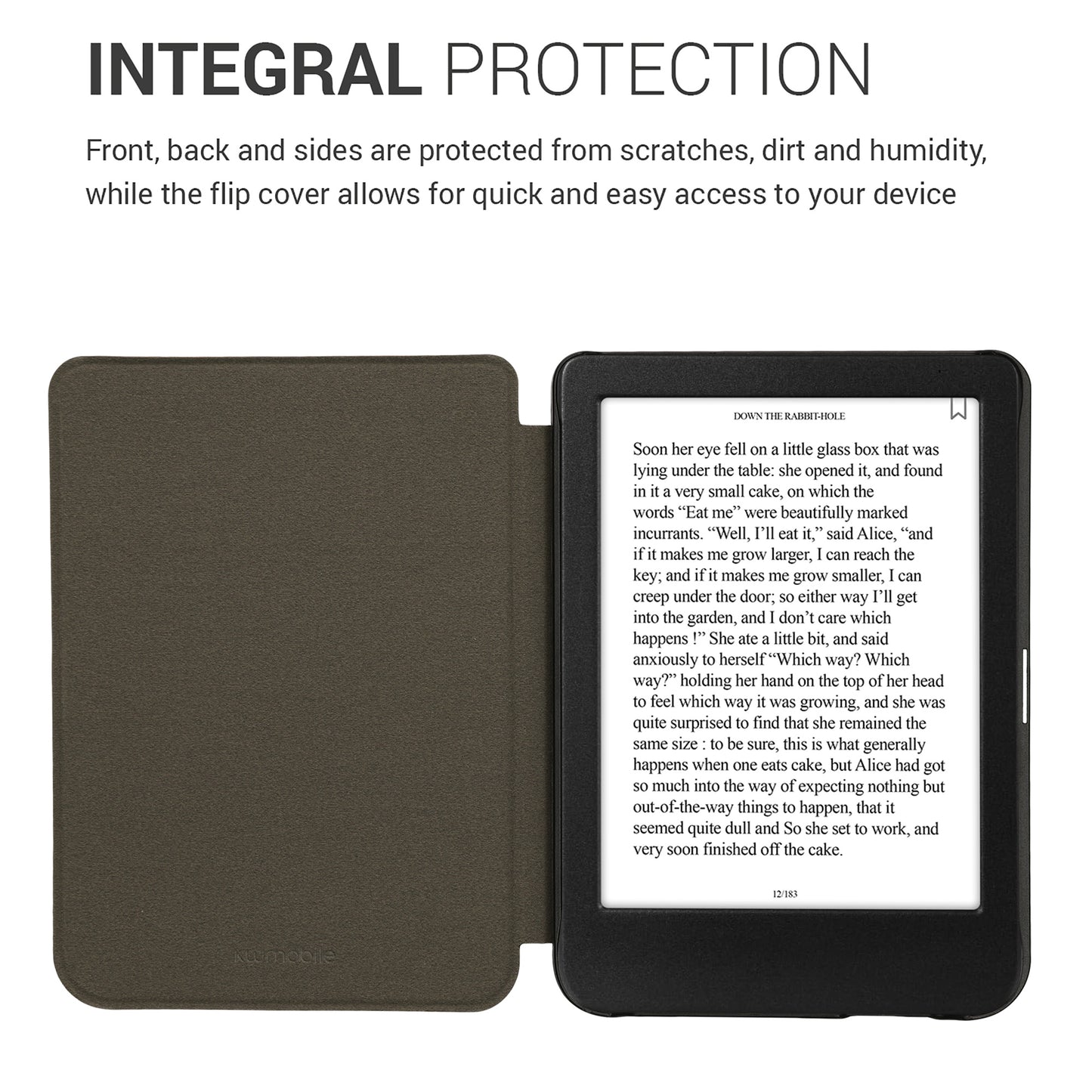 kwmobile Case Compatible with Kobo Clara BW / Clara Colour / Tolino Shine (5) / Shine Color - eReader Protective Cover Case