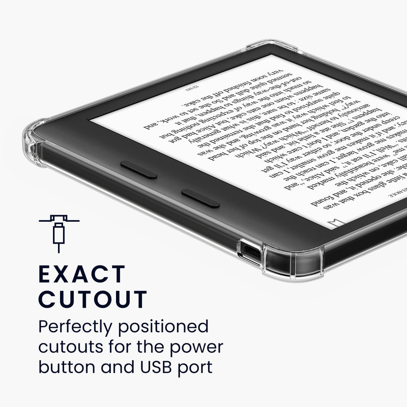 kwmobile Case Compatible with Kobo Libra Colour / Tolino Vision Color eReader Cover Flexible and Lightweight