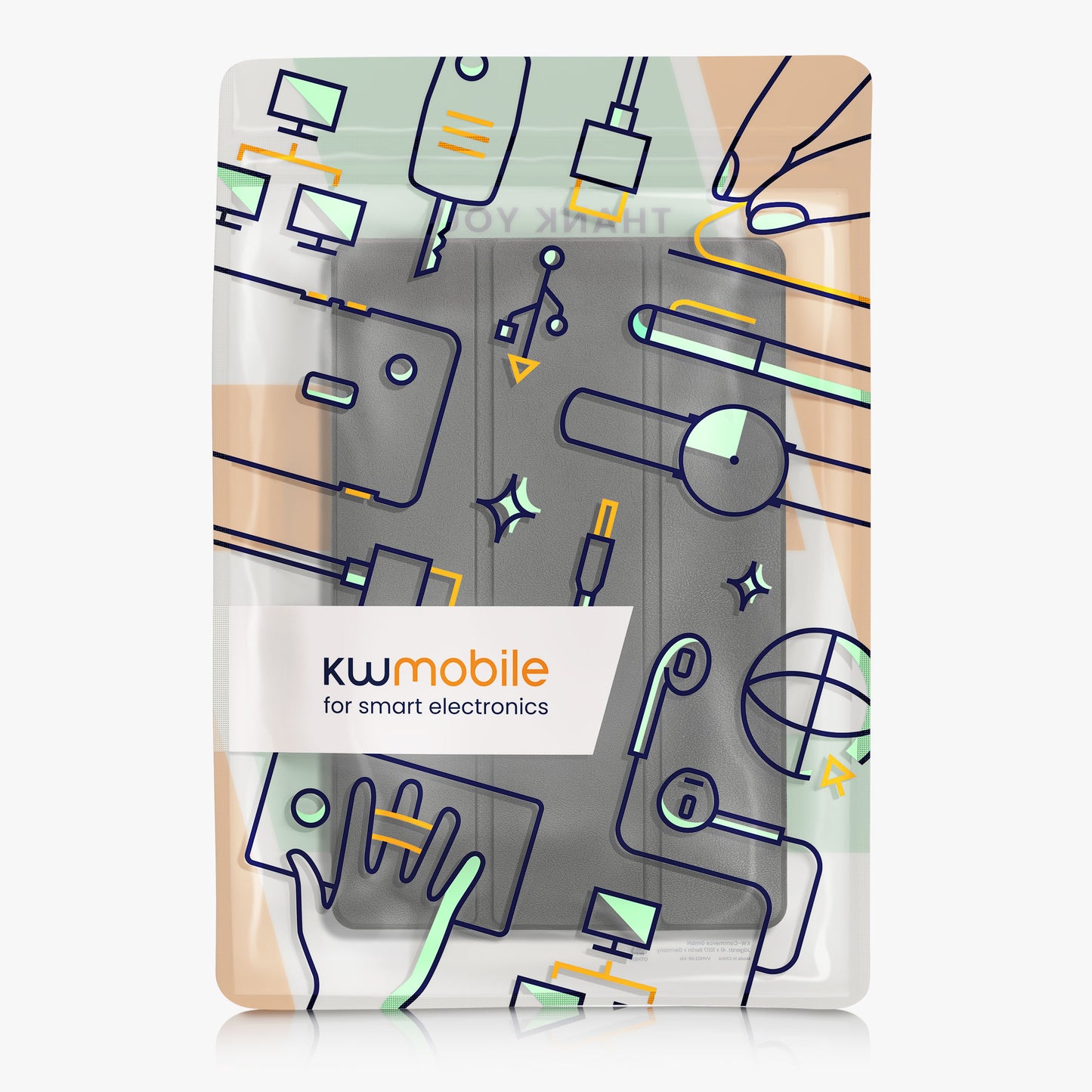 kwmobile Case compatible with Xiaomi Redmi Pad Pro Smart Cover Tablet Case Protective Cover Stand