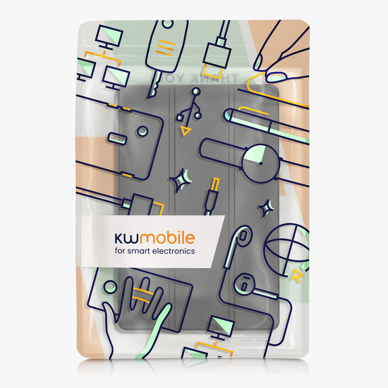 kwmobile Case compatible with Xiaomi Redmi Pad Pro Smart Cover Tablet Case Protective Cover Stand