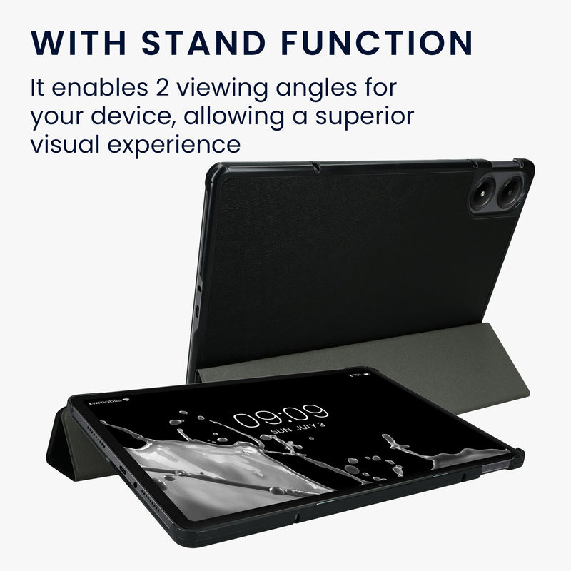 kwmobile Case compatible with Xiaomi Redmi Pad Pro Smart Cover Tablet Case Protective Cover Stand