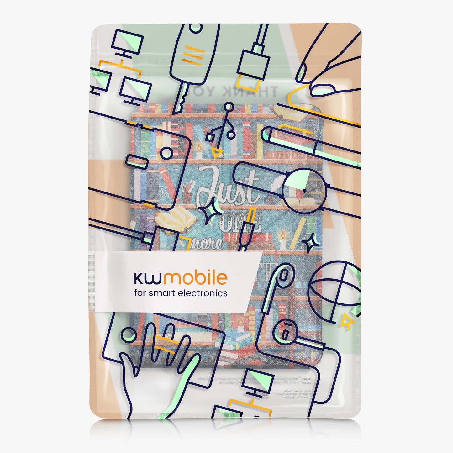 kwmobile Protective Case compatible with Amazon Kindle Paperwhite (2024)/Colorsoft - Faux Leather Cover - eReader Case