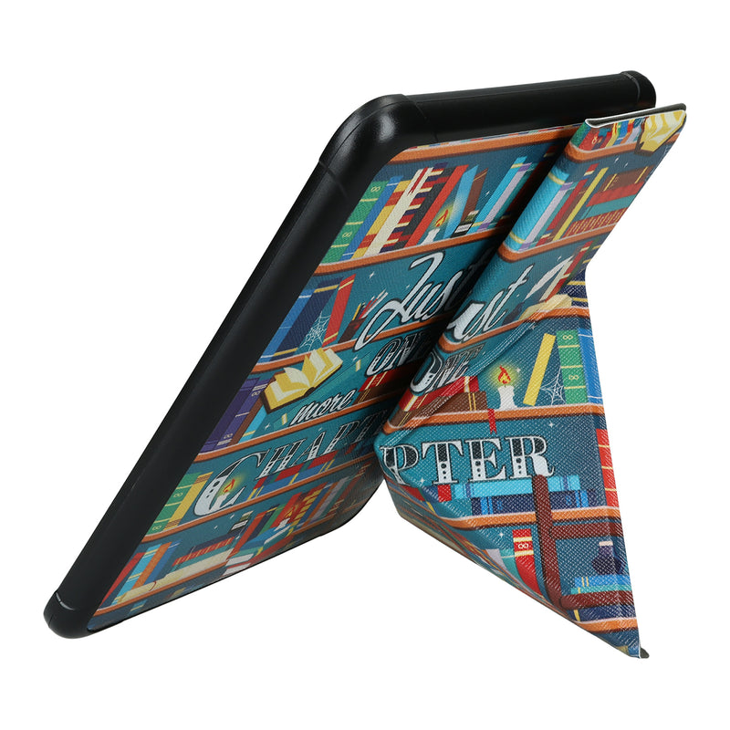 kwmobile Protective Case compatible with Amazon Kindle Paperwhite (2024)/Colorsoft - Faux Leather Cover - eReader Case