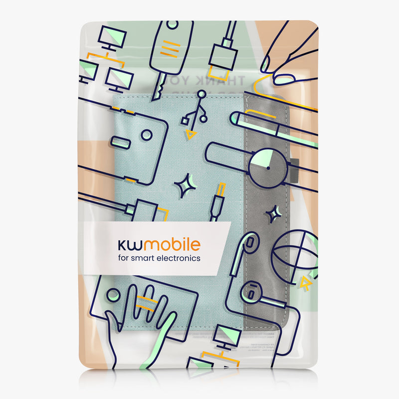 kwmobile Case Compatible with Amazon Kindle Paperwhite (2024) Flip Case with Hand Strap Cover