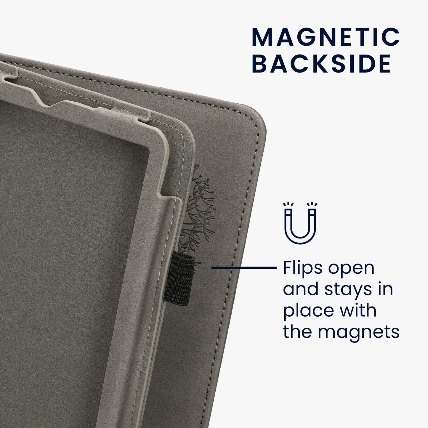 kwmobile Case Compatible with Amazon Kindle Paperwhite (2024)/Colorsoft Flip Case - Cover with Hand Strap
