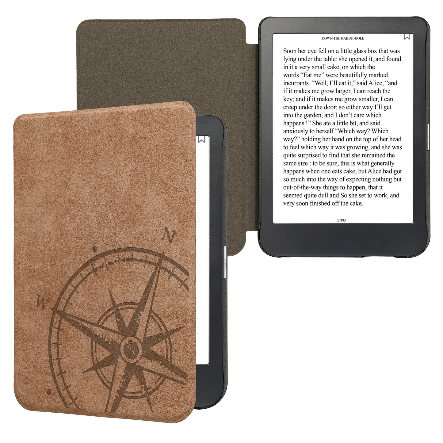 kwmobile Case Compatible with Kobo Clara BW / Clara Colour / Tolino Shine (5) / Shine Color - eReader Protective Cover