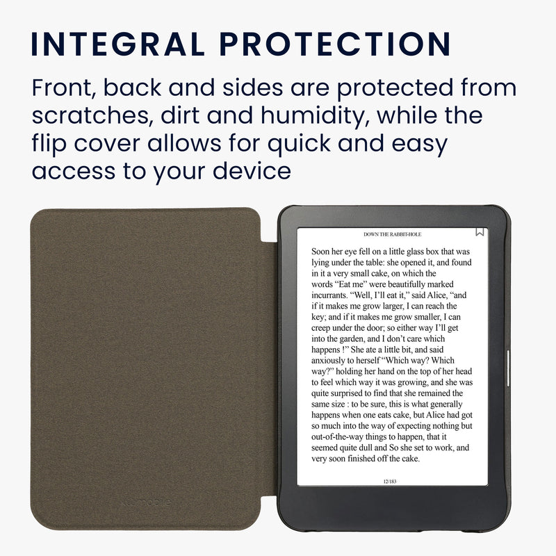 kwmobile Case Compatible with Kobo Clara BW / Clara Colour / Tolino Shine (5) / Shine Color - eReader Protective Cover
