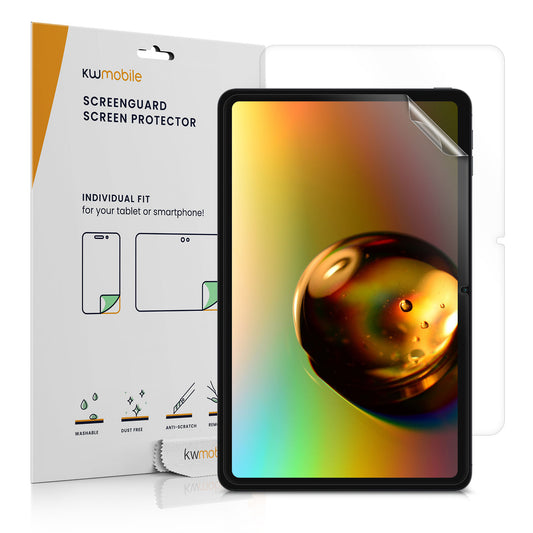kwmobile 2x Tablet Schutzfolie kompatibel mit Oppo Pad Air Folie - Full Screen Protector - Tablet Displayfolie entspiegelt Matt Transparent  