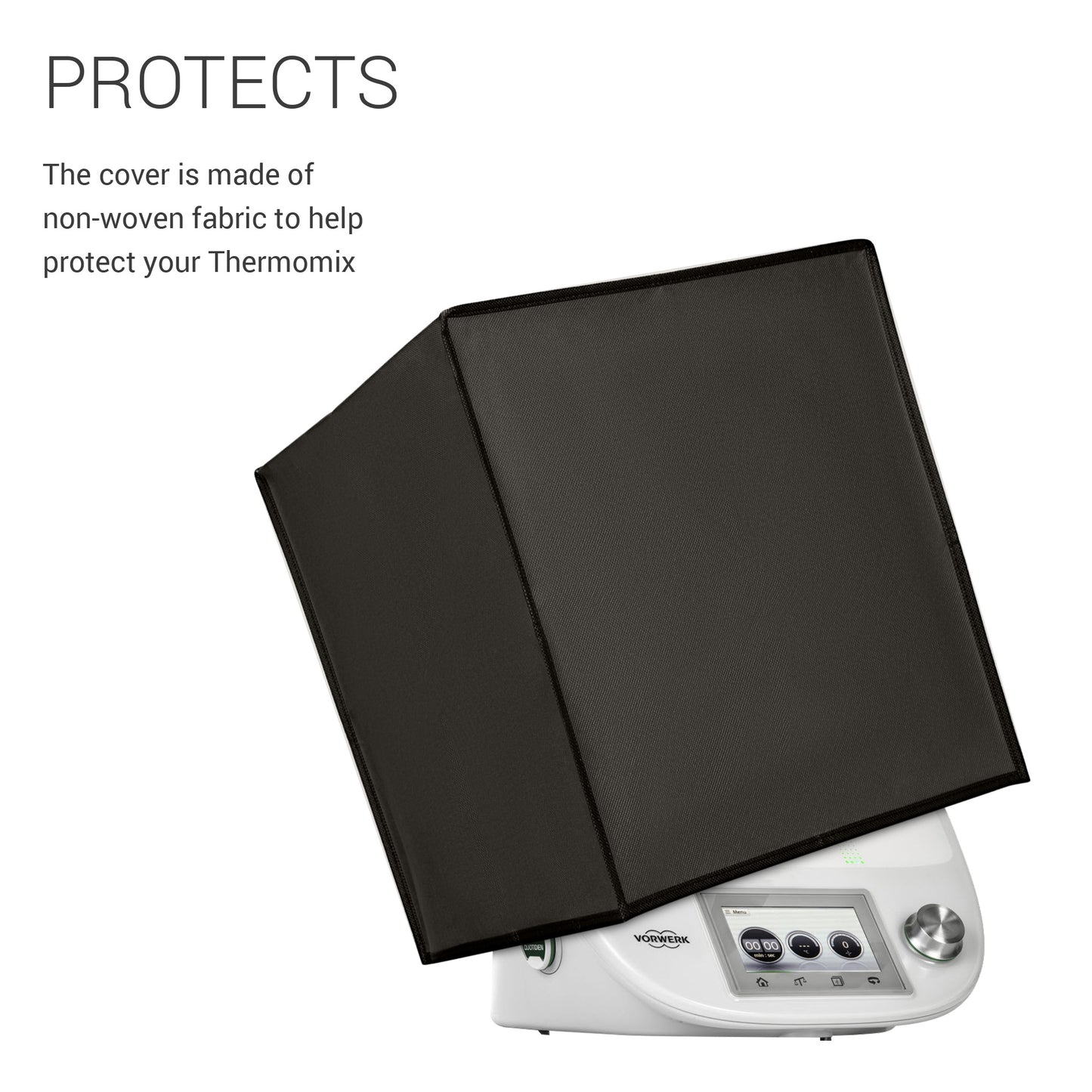 kwmobile Cover compatible with Thermomix TM5 / TM6 with Varoma Food Processor Dust Protection Cover Dust Cover