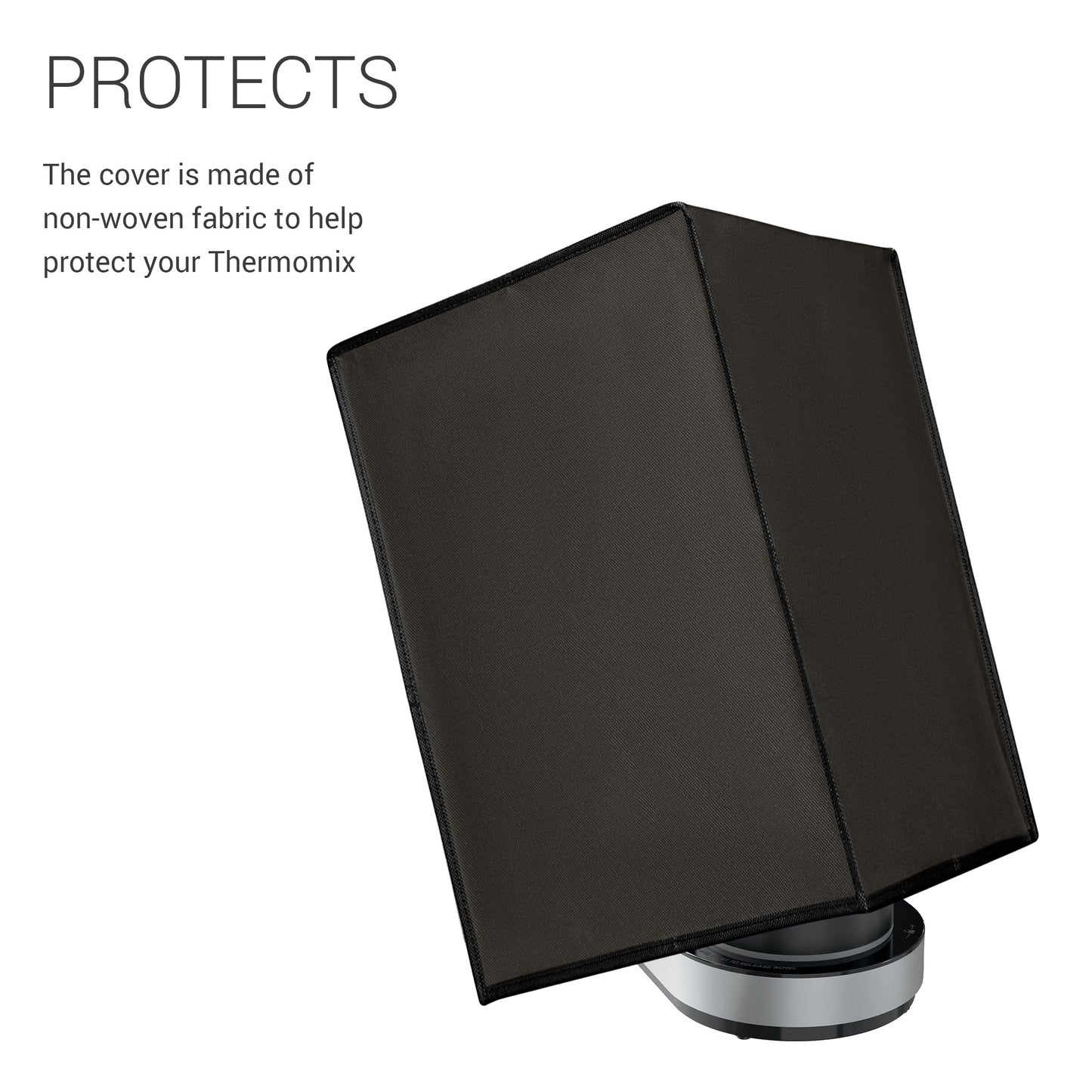 kwmobile Cover compatible with Ninja CREAMi - Food Processor Dust Cover - Dust Hood