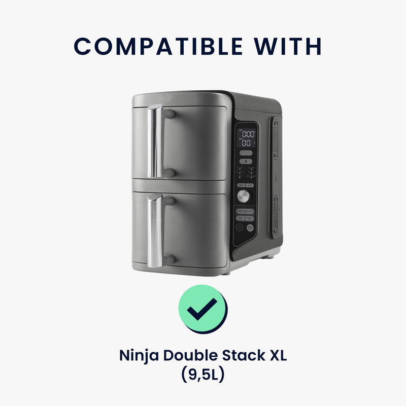 kwmobile Cover compatible with Ninja Double Stack XL (9.5L) Protective Cover - Air Fryer Dust Cover Case