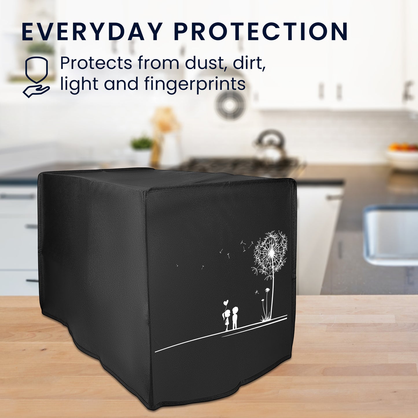 kwmobile Cover compatible with Ninja Foodi MAX Dual Zone (9.5L) Protective Cover Air Fryer Dust Cover