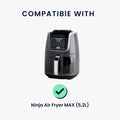 kwmobile Cover compatible with Ninja Air Fryer MAX (5.2L) Protective Cover Hot Air Fryer Dust Cover Case