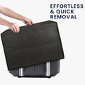 kwmobile Cover compatible with Ninja Foodi MAX Dual Zone (9.5L) Protective Cover - Air Fryer Dust Cover Case