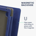 kwmobile Flip Case compatible with Kobo Clara BW / Clara Colour / Tolino Shine (5) / Shine Color - Hand Strap - Cover