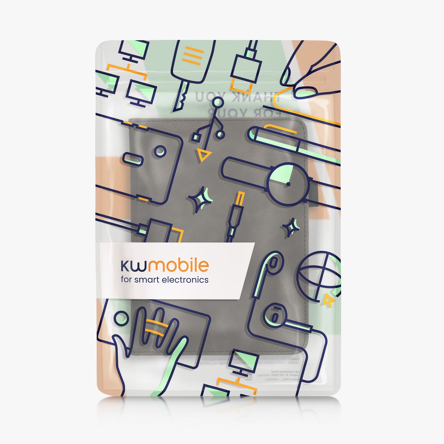 kwmobile Flip Case compatible with Amazon Kindle Paperwhite (2024)/Colorsoft - Hand Strap - Cover