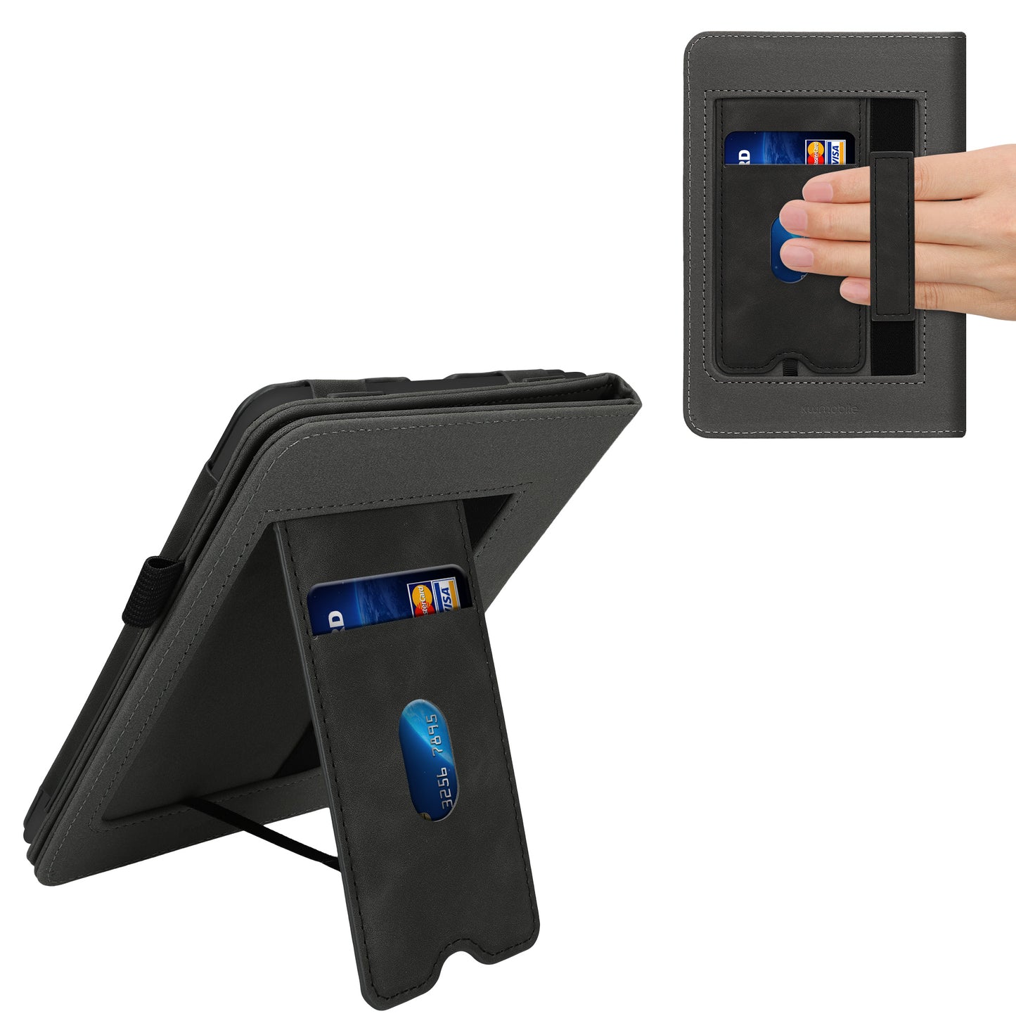 kwmobile Flip Case compatible with Amazon Kindle Paperwhite (2024)/Colorsoft - Hand Strap - Cover