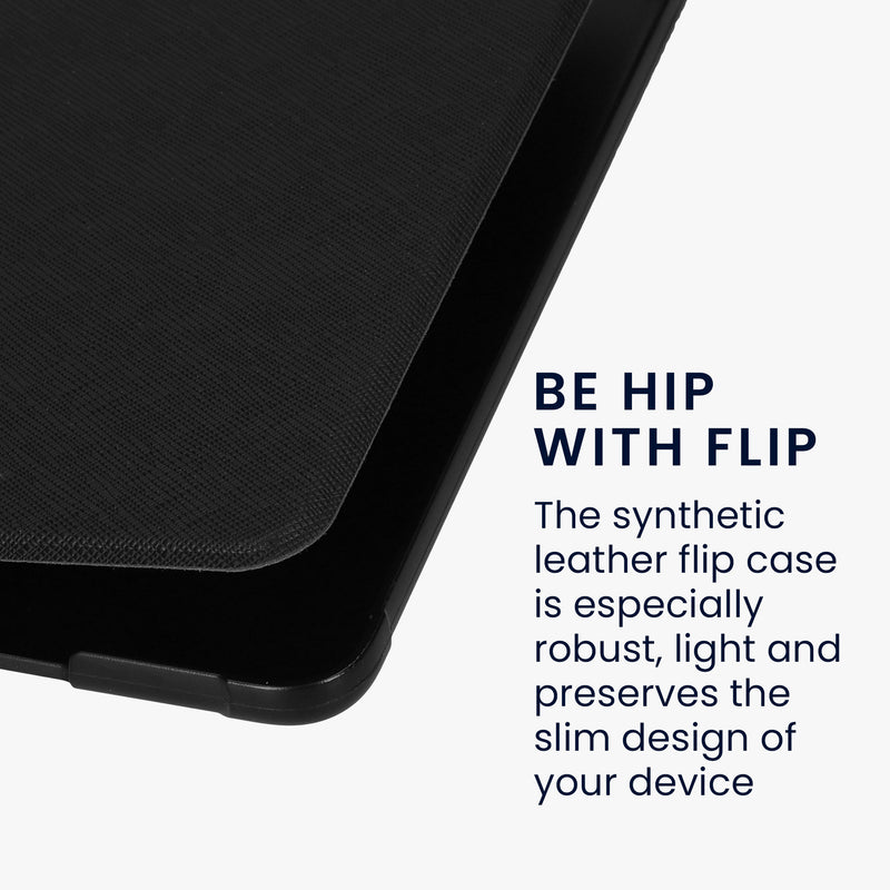 kwmobile Flip Case compatible with Amazon Kindle Paperwhite (2024)/Color Soft Case - Faux Leather eReader Case - Cover