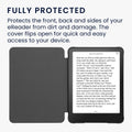 kwmobile Flip Case compatible with Amazon Kindle Paperwhite (2024)/Color Soft Case - Faux Leather eReader Case - Cover