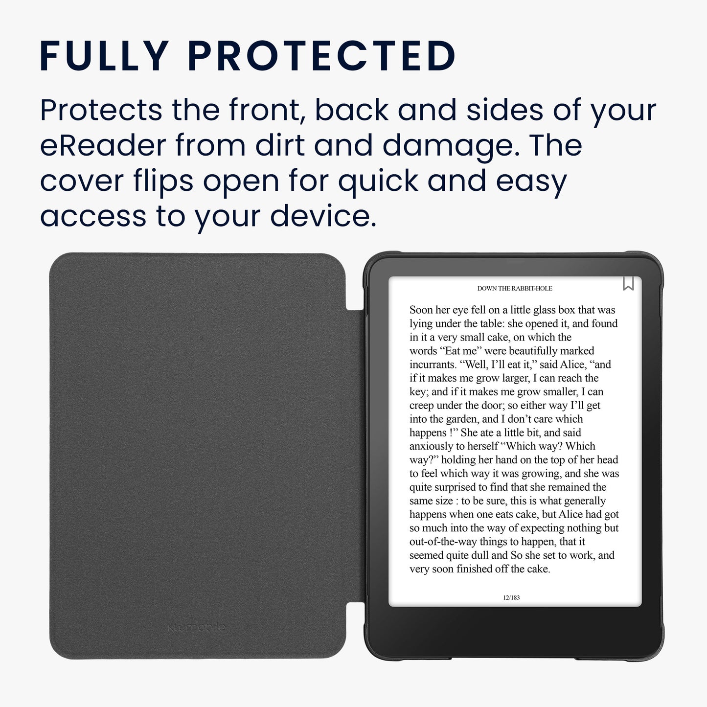 kwmobile Flip Case compatible with Amazon Kindle Paperwhite (2024)/Color Soft Case - Faux Leather eReader Case - Cover