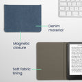 kwmobile Flip Case compatible with Amazon Kindle Paperwhite (2024)/Colorsoft - e-Reader Protective Case - eReader Cover