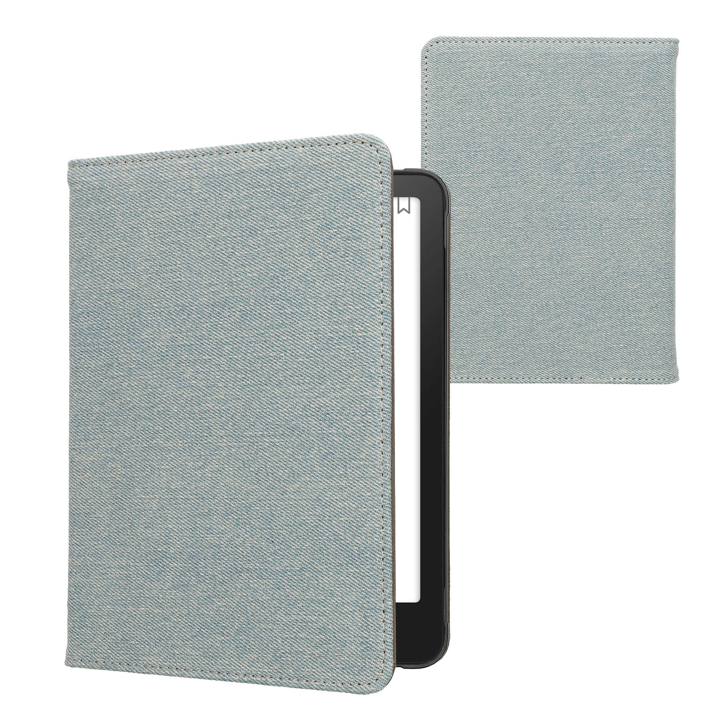 kwmobile Klapphülle kompatibel mit Amazon Kindle Paperwhite (2024)/Colorsoft - Schutzhülle e-Reader - Hülle eReader - Hellblau Hellblau  
