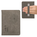 kwmobile Folding Case compatible with Amazon Kindle Paperwhite (2024) - Faux Leather eReader Cover - with Hand Strap