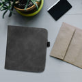 kwmobile Flip Case compatible with Kobo Kobo Libra Colour / Tolino Vision Color - Hand Strap - Cover