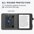 kwmobile Flip Case compatible with Kobo Kobo Libra Colour / Tolino Vision Color - Hand Strap - Cover