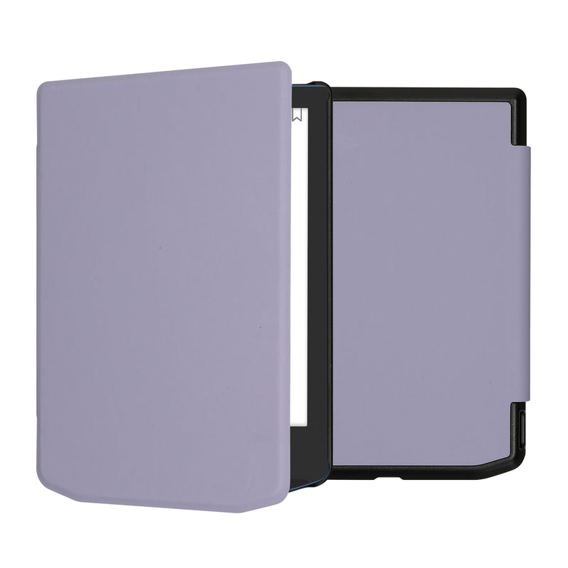 kwmobile Klapphülle kompatibel mit Pocketbook Verse / Verse Lite / Verse Pro / Color / Vivlio Light/Light HD Hülle - eReader Case aus Kunstleder - Cover - Lavendel Lavendel  