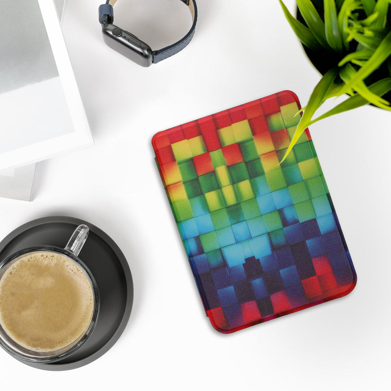kwmobile Case for Kobo Clara BW / Clara Colour / Tolino Shine (5) / Shine Color - eReader Flip Case with Auto Sleep Function