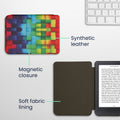 kwmobile Case for Kobo Clara BW / Clara Colour / Tolino Shine (5) / Shine Color - eReader Flip Case with Auto Sleep Function