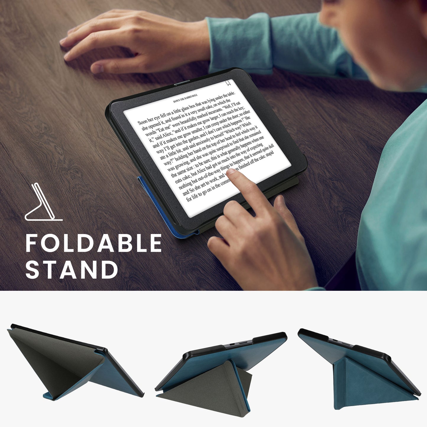 kwmobile Protective Case for Kobo Forma Cover - eReader Flip Case with Auto Sleep Function - Case with Stand