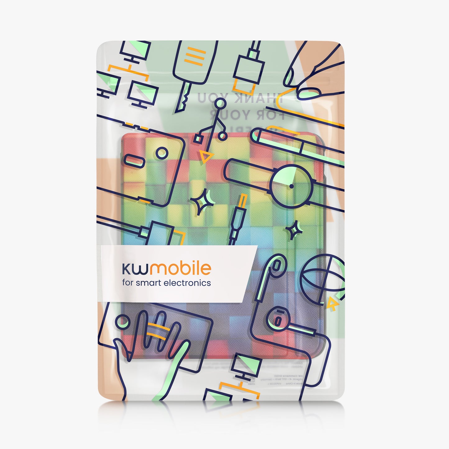 kwmobile Protective Case for Kobo Libra Colour / Tolino Vision Color - eReader Flip Case with Auto Sleep Function