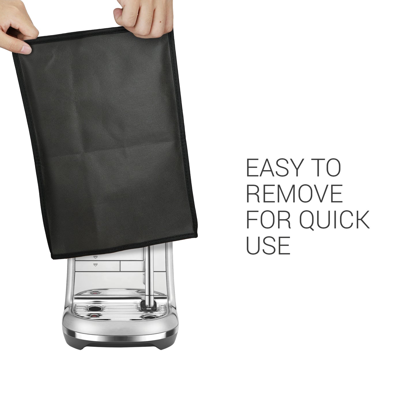 kwmobile Cover compatible with Nespresso Creatista Pro - Coffee Machine Dust Cover