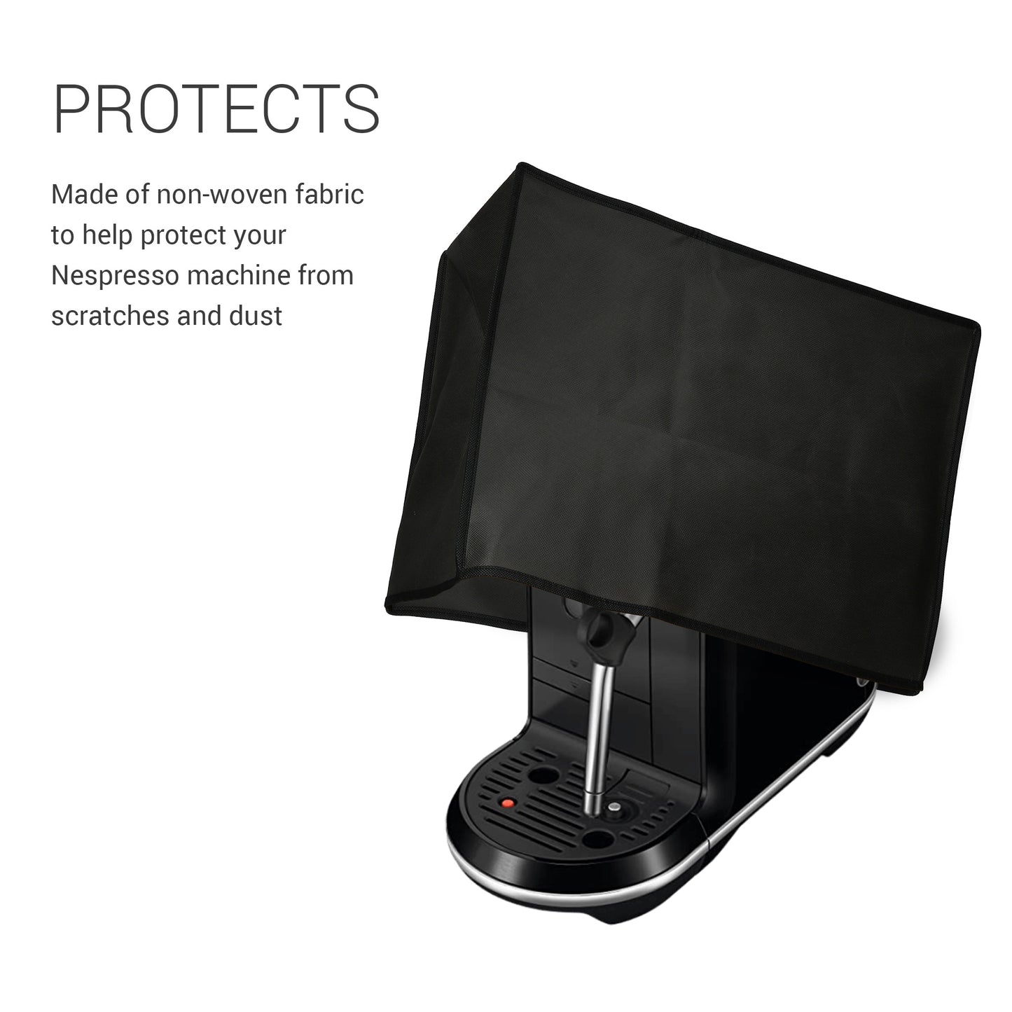 kwmobile Cover compatible with Nespresso Creatista Plus - Coffee Machine Dust Cover