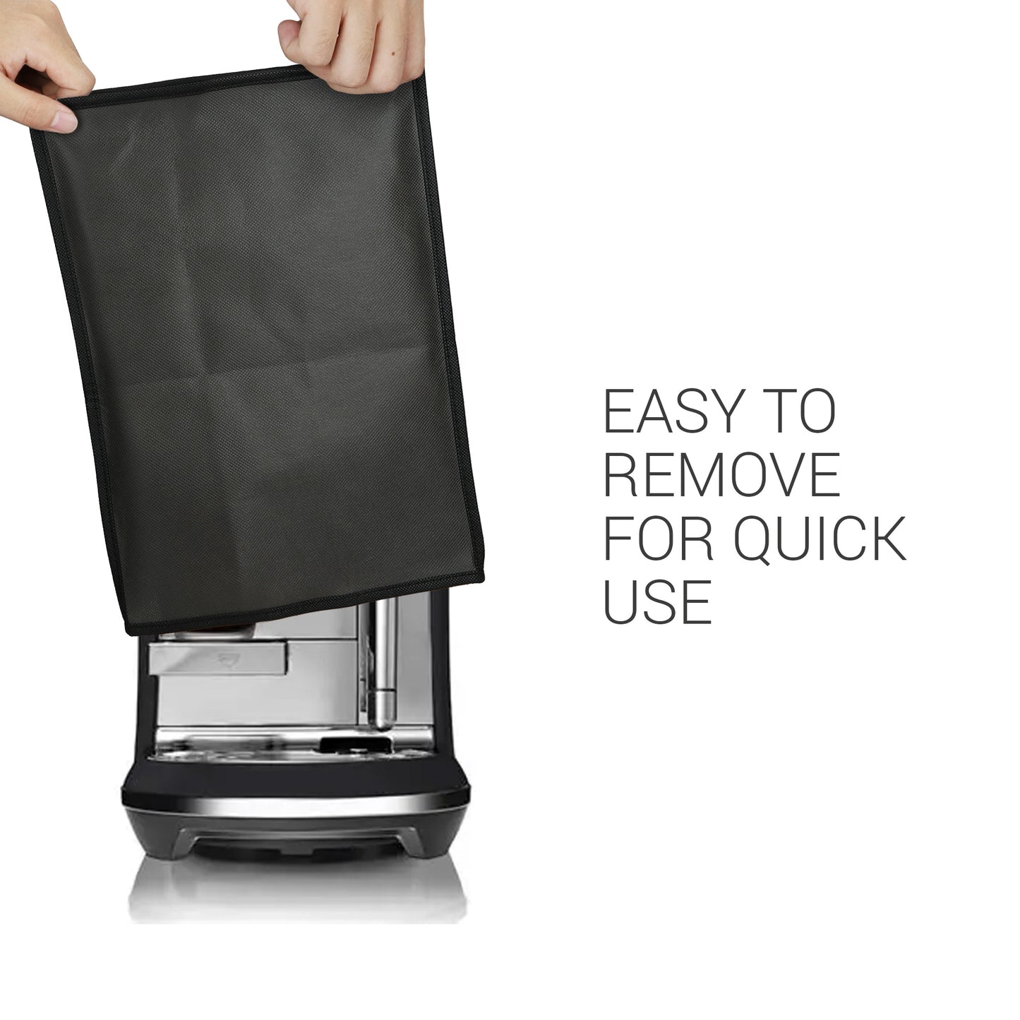kwmobile Cover compatible with Nespresso Creatista Plus - Coffee Machine Dust Cover