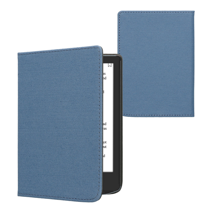 kwmobile Klapphülle kompatibel mit Pocketbook Verse / Verse Lite / Verse Pro / Color / Vivlio Light/Light HD - Schutzhülle e-Reader - Hülle eReader - Hellblau Hellblau  