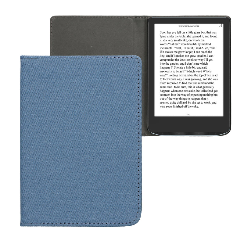 kwmobile Flip Case compatible with Pocketbook Verse / Verse Lite / Verse Pro / Color / Vivlio Light/Light HD - Protective e-Reader Case - eReader Cover
