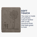 kwmobile Case for Kobo Aura H2O Edition 2 - eReader Cover Made of Faux Leather with Auto Sleep Function