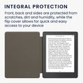 kwmobile Case for Kobo Aura H2O Edition 2 - eReader Cover Made of Faux Leather with Auto Sleep Function