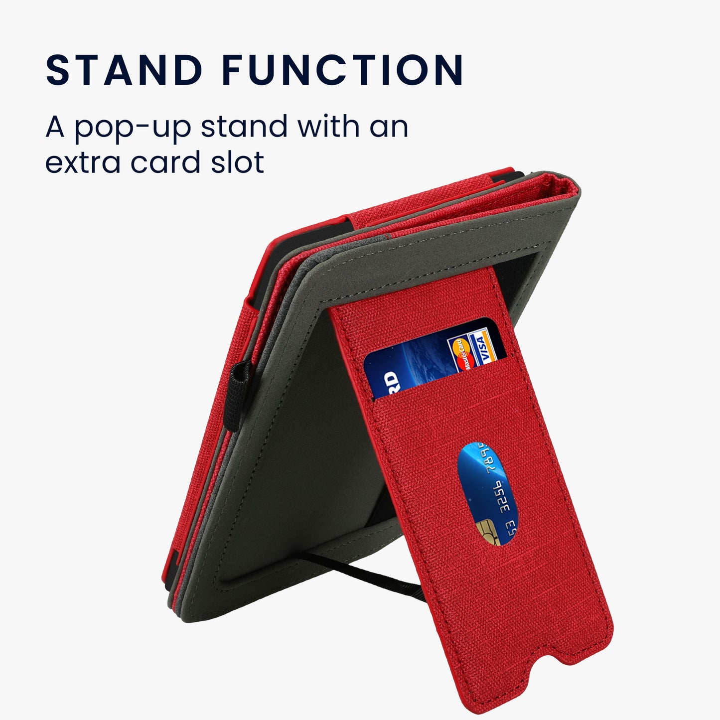 kwmobile Case Compatible with Pocketbook Verse / Verse Lite / Verse Pro / Color / Vivlio Light/Light HD Case - Flip Case with Hand Strap - Cover