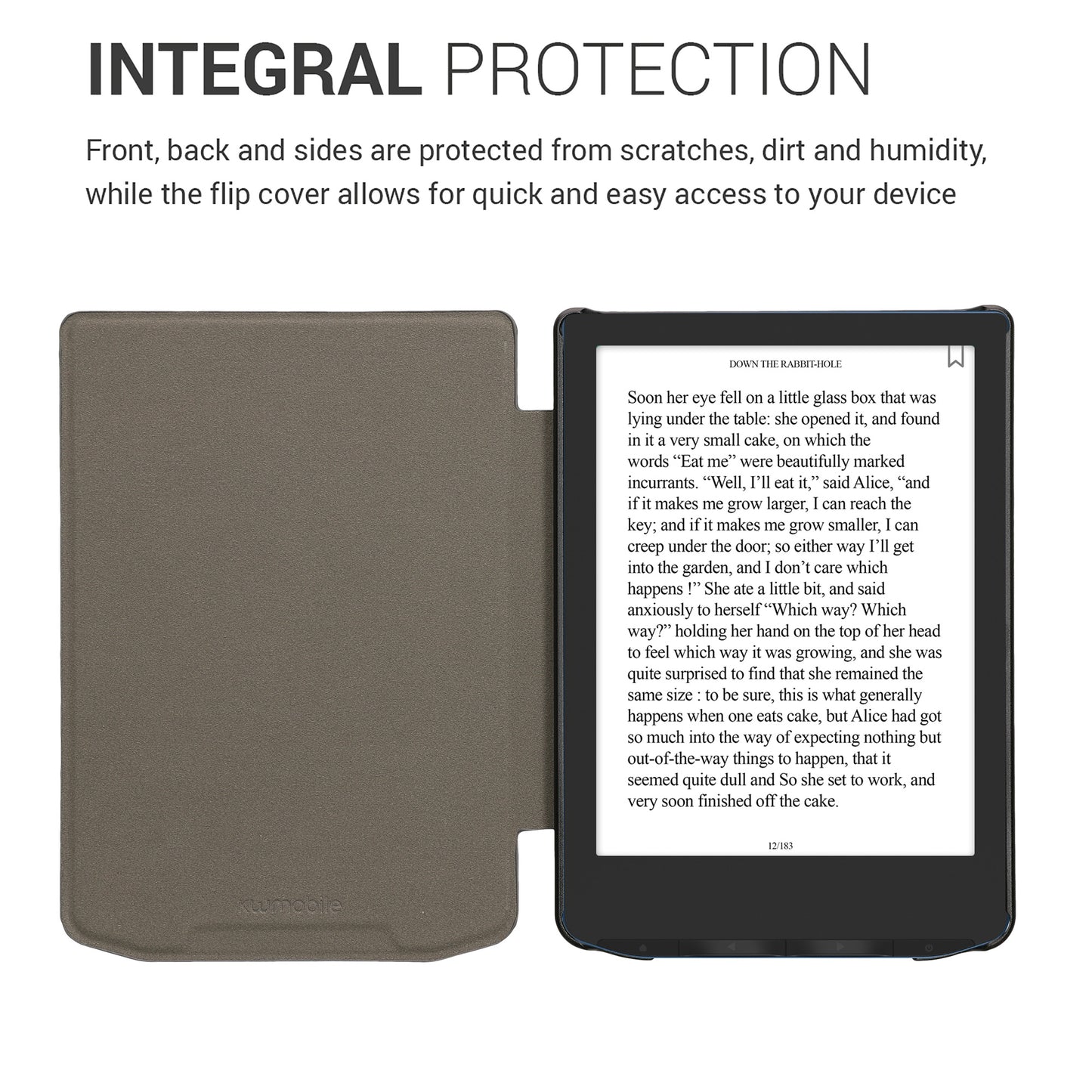 kwmobile Case Compatible with Pocketbook Verse / Verse Lite / Verse Pro / Color / Vivlio Light/Light HD Protective Cover Case