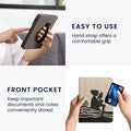 kwmobile Flip Case compatible with Amazon Kindle Paperwhite (2024)/Colorsoft - Front Pocket Hand Strap