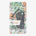 kwmobile Glasses Pouch with Clip - Soft Eyeglass Case to Hang on Handbag - Zippered Pouch for Glasses
