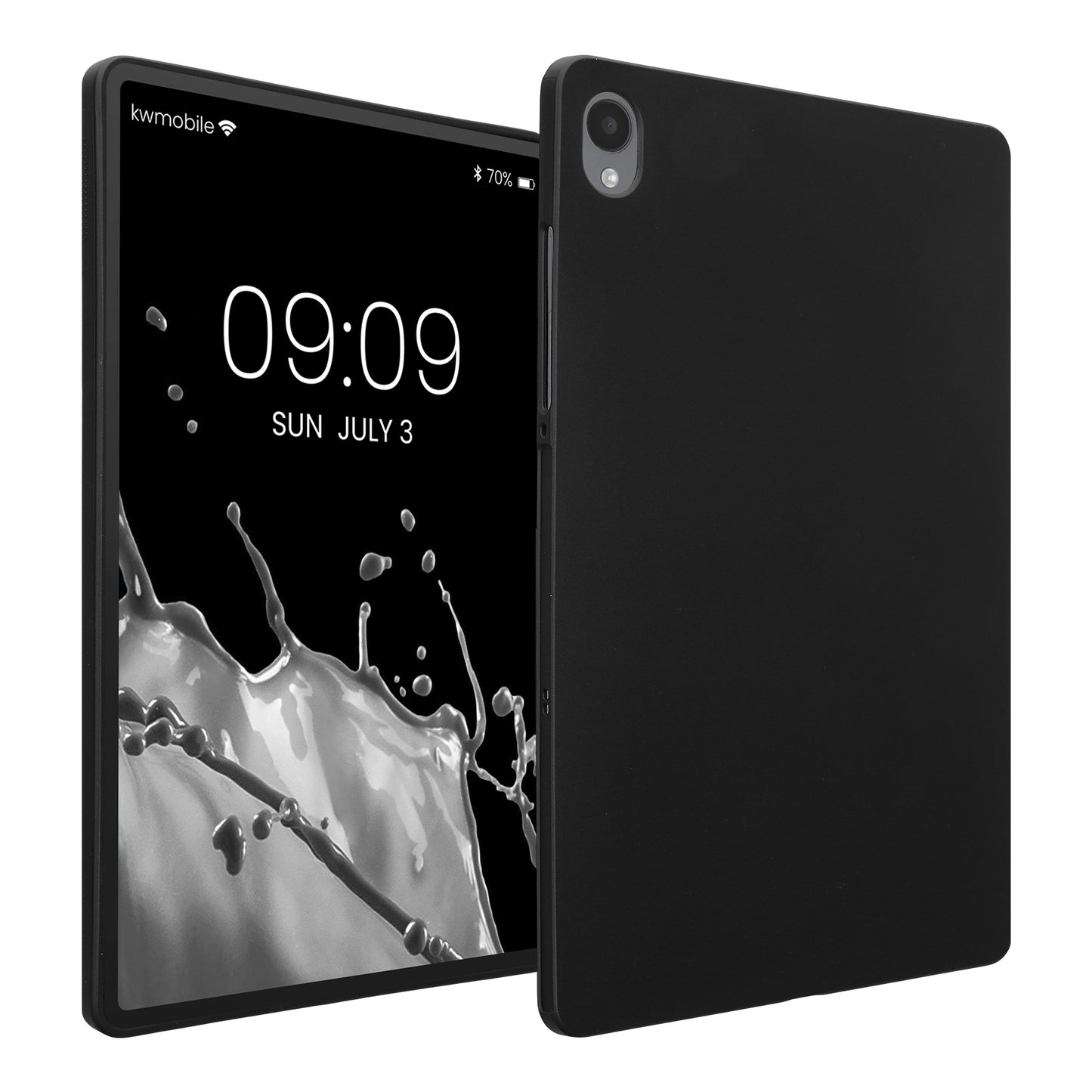 kwmobile Schutzhülle kompatibel mit Samsung Galaxy Tab S11 - Hülle Silikon - Tablet Cover Case Schwarz matt Schwarz matt  