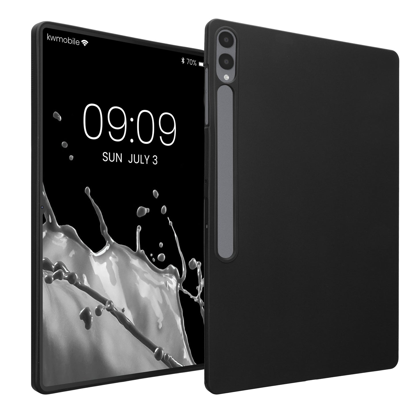 kwmobile Schutzhülle kompatibel mit Samsung Galaxy Tab S11 Ultra - Hülle Silikon - Tablet Cover Case Schwarz matt Schwarz matt  