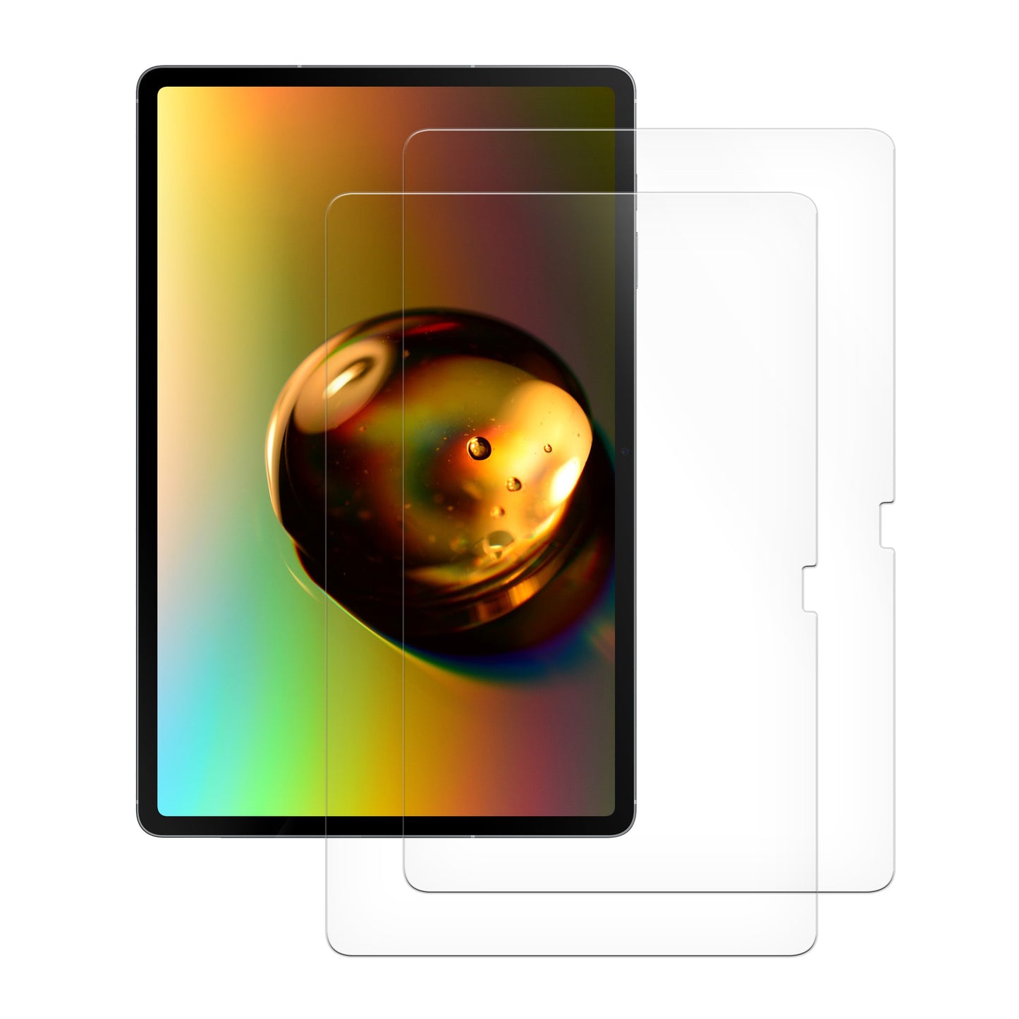 2x Film compatible with Samsung Galaxy Tab S10 FE / S10 Lite / S9 FE / S9