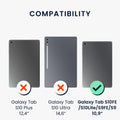 2x Film compatible with Samsung Galaxy Tab S10 FE / S10 Lite / S9 FE / S9